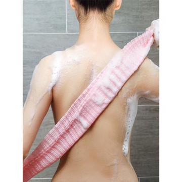 日本進口搓澡神器長條搓背巾女士不疼男士后背洗澡巾浴液巾沐浴巾