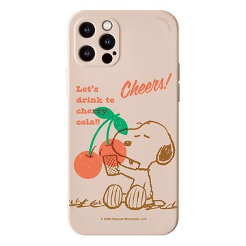 【正版授權】SNOOPY史努比櫻桃乾杯峽谷強悍MagSafe iPhone手機殼