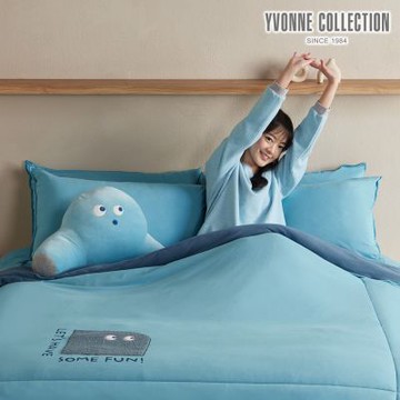 YVONNE 以旺傢飾 睛睛背部靠枕-冰島藍