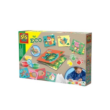 荷蘭SES DIY手作系列-手掌畫動物生態卡-24925