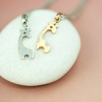 長頸鹿項鍊  醫療鋼