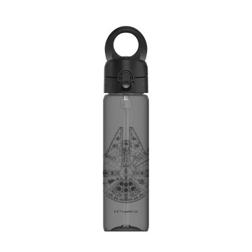 磁吸水壺 AquaStand Tritan 800cc - 附吸管 黑 - 迪士尼-星際大戰 Star Wars - 星際大戰 – 千年鷹結構圖