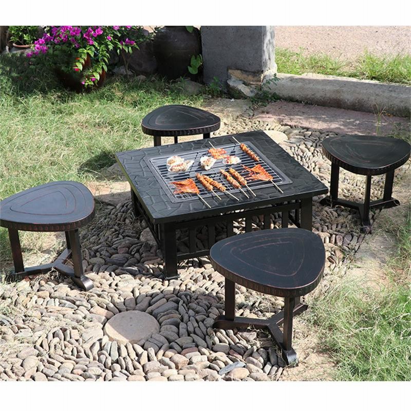 屋外ストーブ 炭ストーブ 加熱火鉢 焚き火台 バーベキューストーブ 庭 BBQ アウトドア 室内 屋外用暖炉 ARZH-0009 |  LINEショッピング