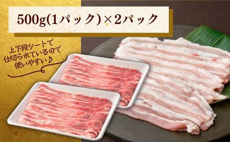 和豚もちぶた バラ しゃぶしゃぶ用 1kg