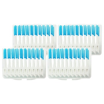 隨身盒彈力牙間刷  40支  4盒