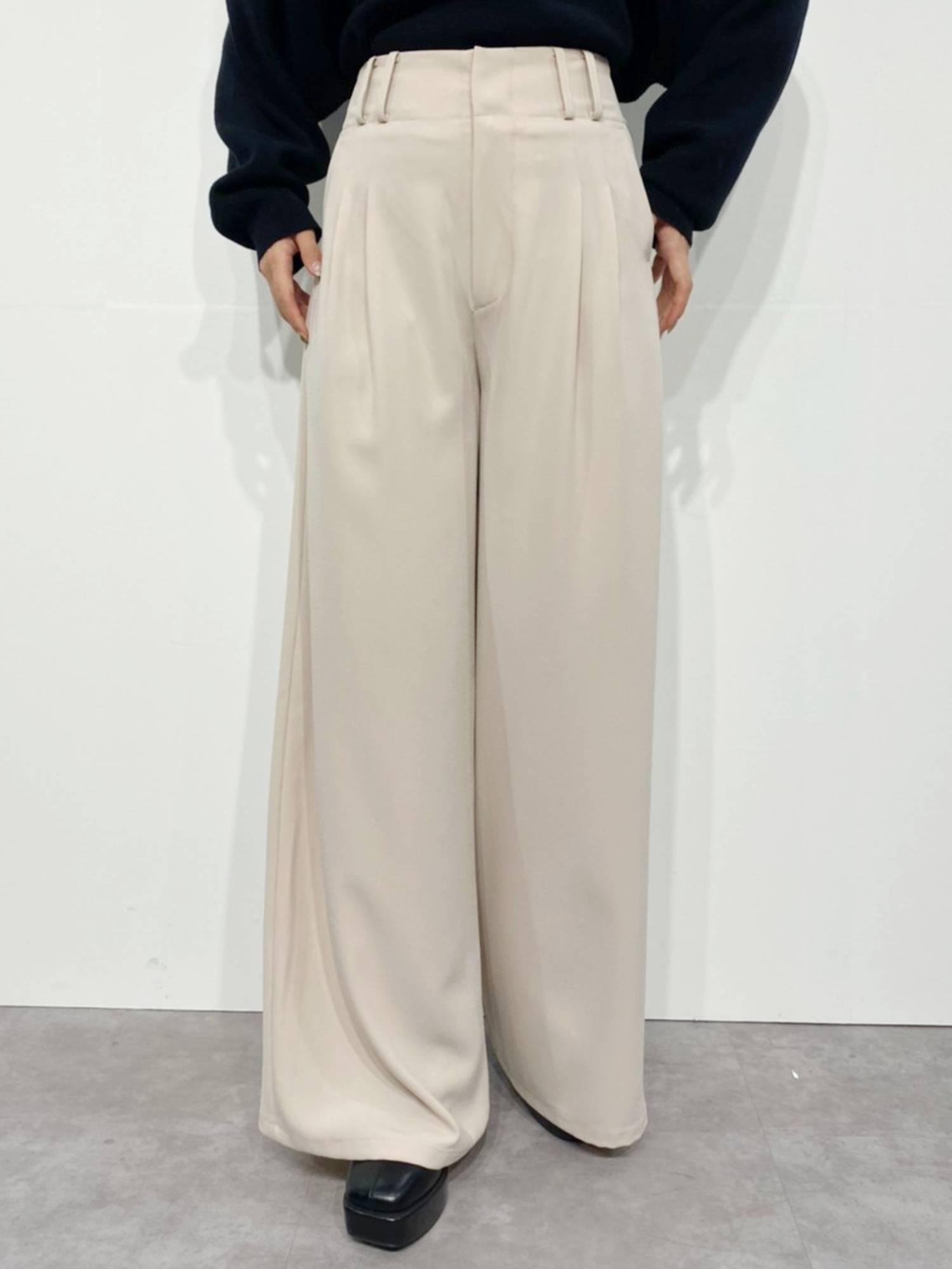 公式 Evris エヴリス ジョーゼットワイドパンツ 通販 Lineポイント最大get Lineショッピング