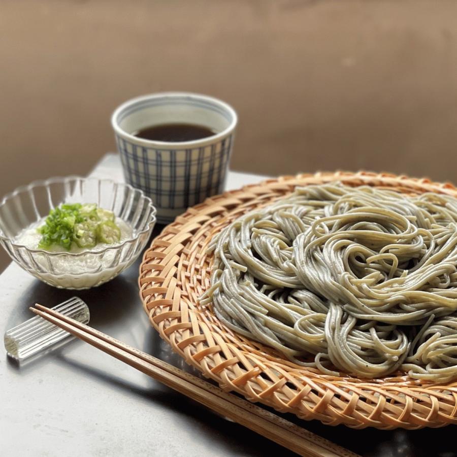 天領よもぎそば 200g×10束  (細切り) 奈良屋 蕎麦 そば 乱切り 田舎そば