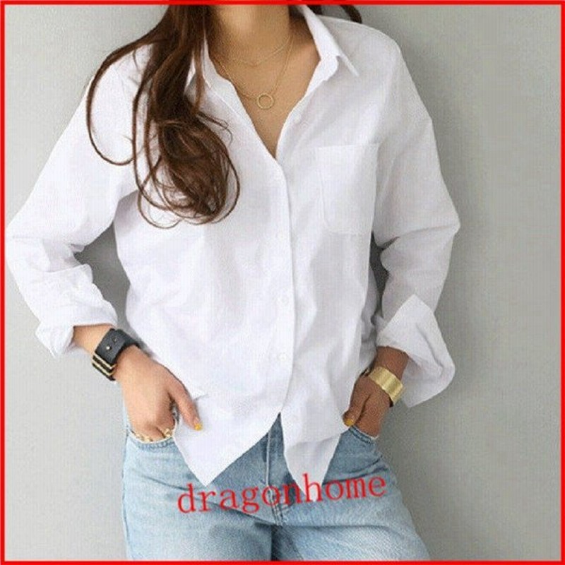 ワイシャツ レディース 長袖 ブラウス 事務服 オフィス Ol 制服 就活 リクルート 無地 長袖シャツ ファッション カジュアル エレガント 細身 通販 Lineポイント最大0 5 Get Lineショッピング