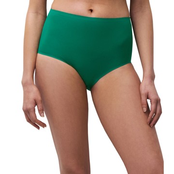限時4折起【Chantelle Lab】透氣涼感無痕高腰內褲>寶石綠(26470_0FB)【Soft Stretch】