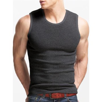 保暖背心男坎肩馬甲彈力棉加絨加厚彈力緊身運動打底衫無袖t恤男