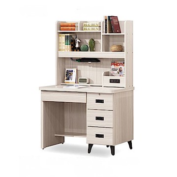 MUNA家居 101型3尺書桌(全組)(共五色) 88X54.5X156cm