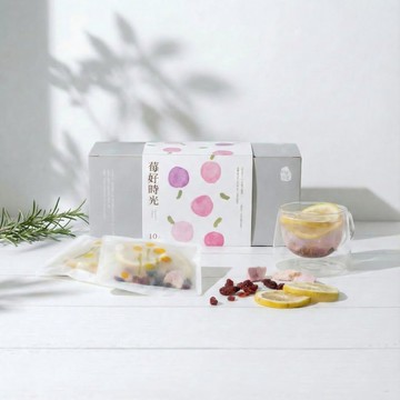 Fruitea凍乾鮮果茶・蔓越莓檸檬黑加侖蜜桃・10入/盒・加量50%