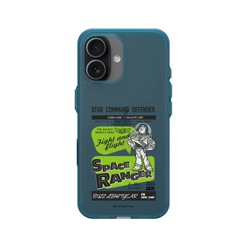 iPhone 17 Clear (相機按鈕) 夜幕藍 - 迪士尼-玩具總動員 Toy Story - 巴斯光年-美式風格