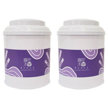 無藏茗茶 薰衣草紅茶三角茶包 圓鐵罐  3g  10入  2罐