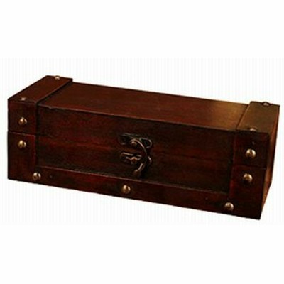 Anberotta ジュエリーボックス 小物入れ 木製 アンティーク調 ケース 宝石箱 収納箱 アクセサリー ビンテージ加工 レトロ 宝箱 AT2 (Aタ