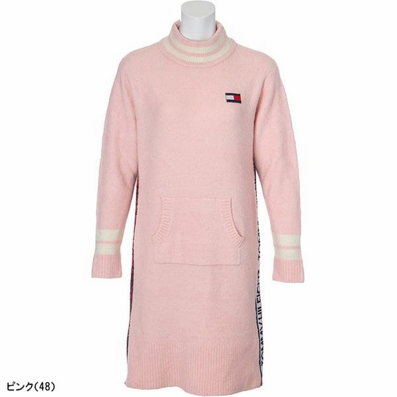 レディース トミー ヒルフィガー ゴルフ 長袖 THフラッグ ニット