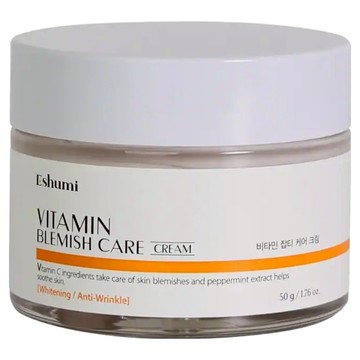 ESHUMI 靚白C活顏保濕霜 美白抗皺  50g  1瓶
