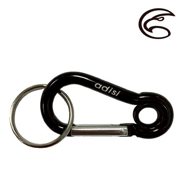ADISI 5mm新鷄眼登山鈎+雙環【亮黑色】AS10162