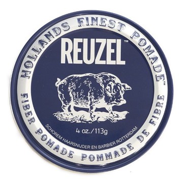 REUZEL FIBER POMADA 黑豬 纖維低光澤髮蠟 4oz  公司貨 ★七彩美容百貨｜換季推薦⚡專櫃保養 春季彩妝 品牌香氛
