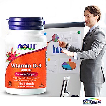 NOW健而婷 維他命D (180顆/瓶)