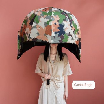 關曉彤賣萌雨傘兩用兒童情侶頭盔