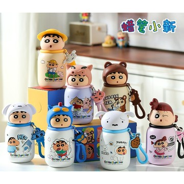 HomeTune家音 蠟筆小新 330ML 316不鏽鋼杯 迷你保溫杯 保溫杯 PM-100 10D