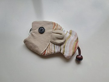 悠遊小魚實用鑰匙包掛飾_大魚(紅)