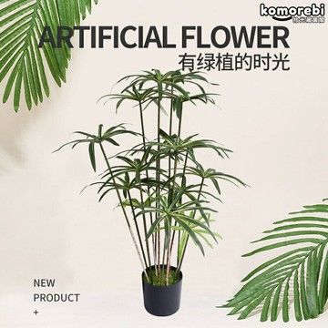 【四季常青】仿真竹子 仿真盆景 仿真植物 裝飾擺件 人造竹子 風車草 室內庭院 商場餐廳 辦公室 家居裝飾 無需打理