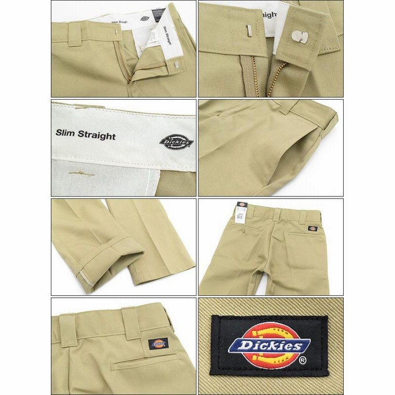Dickies 873 wp873 Slim Straight Fit Work Pants LINE