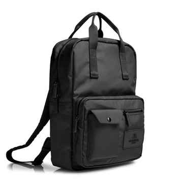 MARKBERG Darla 丹麥工裝風達爾朗多功能抗撕裂防潑水後背包 電腦包 旅行包 (極簡黑)
