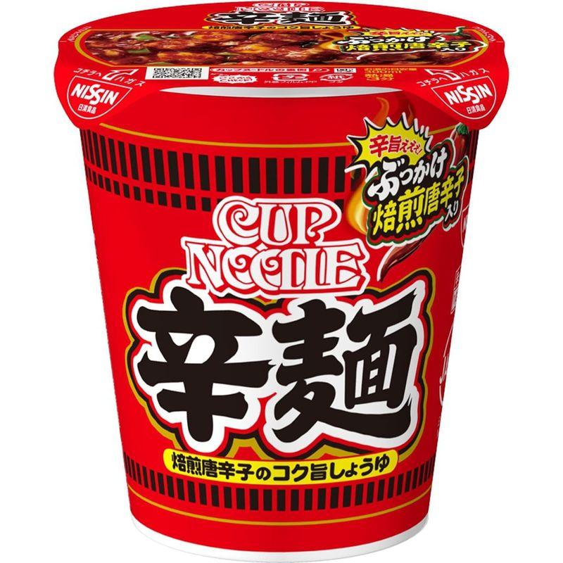 日清食品 カップヌードル 辛麺 ぶっかけ焙煎唐辛子 カップ麺 82g×20個