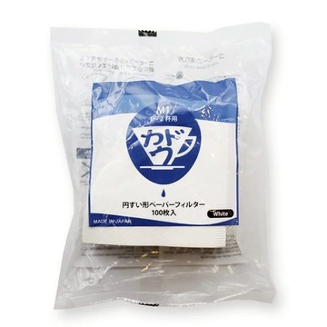 KADOU｜星芒濾杯濾紙 錐形濾紙 V60 日本製 酵素漂白 100入【P.R. CAFE】