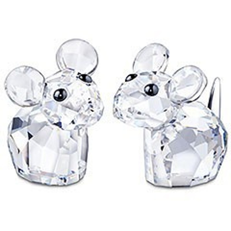 スワロフスキー Swarovski 廃盤品 ネズミ 『Jo & Harry』 843090 ...