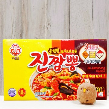 COSTCO 好市多 不倒翁 韓國 金螃蟹海鮮風味拉麵 金螃蟹 海鮮拉麵 泡麵 炒瑪麵 Ottogi 螃蟹 130公克