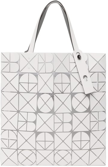 Bao Bao Issey Miyake 白色 Font 托特包