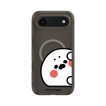 iPhone Air AirX 本質黑 - 無所事事小海豹 The Nothing Seal - 小海豹偷偷看