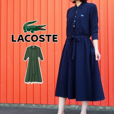 37 割引 Lacoste ワンピース Aラインシャツドレス Pn Kupang Go Id