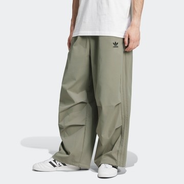 Adidas Parachute Pant IZ4849 男 長褲 運動 休閒 三葉草 寬鬆 簡約 軍綠