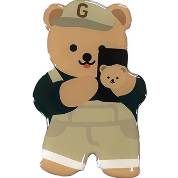 Griptok Thank You Friends 手機支架  自拍小熊款  1個