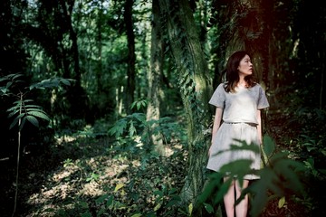 Hebe 假兩件鏤空洋裝(日本進口布系列)