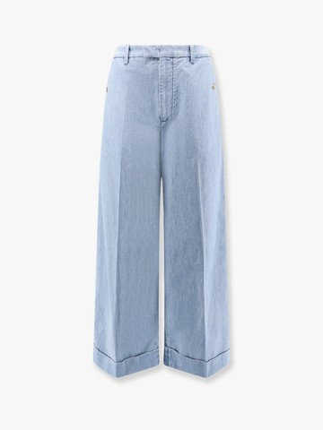 Jeans with logoed metal buttons - VALENTINO - gender_Man