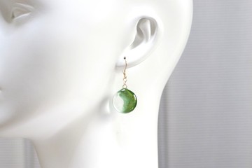 樹脂藝術 圓形耳環・圓環的故鄉