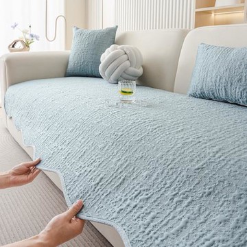 現代簡約異形涼絲沙發墊2026夏季新款一片式高級感涼席冰絲席坐墊