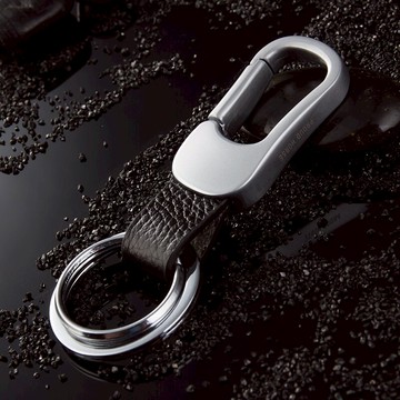 男士腰掛鑰匙扣皮扣創意汽車掛件鑰匙鏈鎖匙扣金屬鑰匙圈環定制