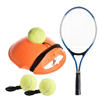 AD-ROCKET 自動回彈網球訓練器組 兒童款  底座橘色/球拍藍色  球拍52 x 22cm + 訓練器25 x 21 x 7cm  1組