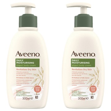 Aveeno 保濕乳 蜂蜜杏桃優格  300ml  2瓶