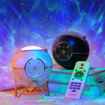 新款創意新奇特投影燈家居臥室溫馨氛圍燈小夜燈無線遙星空投影燈