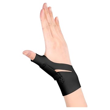 XA 隱形款機能拇指護腕固定帶 右手 質感黑 拇指護具 拇指支撐 健康護具  1個  S