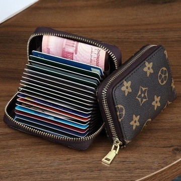 🔥臺灣夯貨-大米優品🏆防消磁卡包女大容量多卡位信用卡證件位駕駛證名片卡夾銀行卡套包