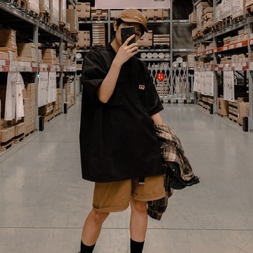 DICKIES DX250 DX201 中低腰直筒帆布短褲 直筒 長度膝蓋 水洗帆布 工裝 日系 五色